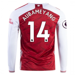 Arsenal Pierre Emerick Aubameyang 14 Shirts 2020 21 - Dlouhý Rukáv