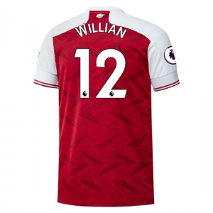 Arsenal Willian 12 Domácí Fotbalové Dresy 2020 21 - Krátký Rukáv