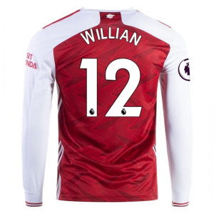 Arsenal Willian 12 Domácí Fotbalové Dresy 2020 21 - Dlouhý Rukáv