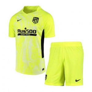 Atletico Madrid Dětské Alternativní Dresy Komplet 2020 21 - Krátký Rukáv(Zahrnuje šortky)