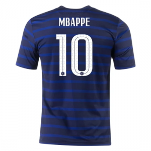 Francie Kylian Mbappe 10 Domácí Fotbalové dres ME 2020 - Krátký Rukáv