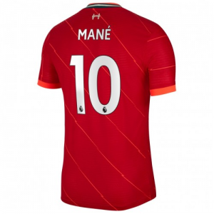 Liverpool Sadio Mane 10 Domácí Fotbalové Dresy 2021-22 - Krátký Rukáv