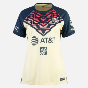 Club America Dámské Domácí Dres  2021/22 - Krátký Rukáv