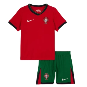 Portugalsko Dětské Domácí Dres Komplet 2024 – Krátký Rukáv
