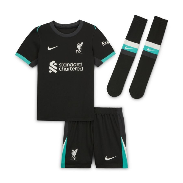 Liverpool Dětské Venkovní Dres Komplet 2024/25 – Krátký Rukáv