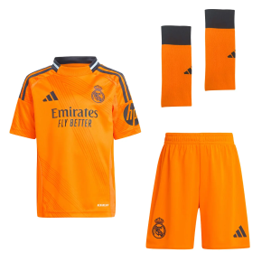 Real Madrid Dětské Venkovní Dres Komplet 2024/25 – Krátký Rukáv