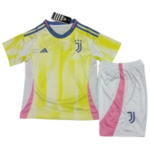 Juventus Dětské Venkovní  Dres Komplet 2024/25 – Krátký Rukáv