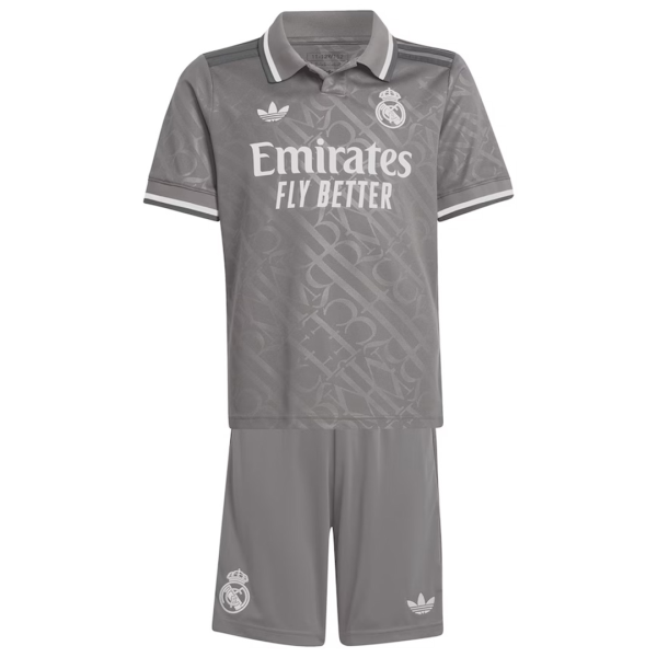 Real Madrid Dětské Alternativní Dres Komplet 2024/25 – Krátký Rukáv